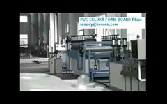 PVC celuka foam sheet production line 