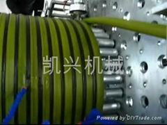 HDPE large corrugated pipe machine 