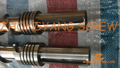 vented type extruder machine screw and barrel