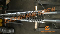 parallel twin screw and barrel for PVC