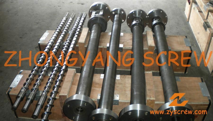 customize single extruder machine screw and barrel 