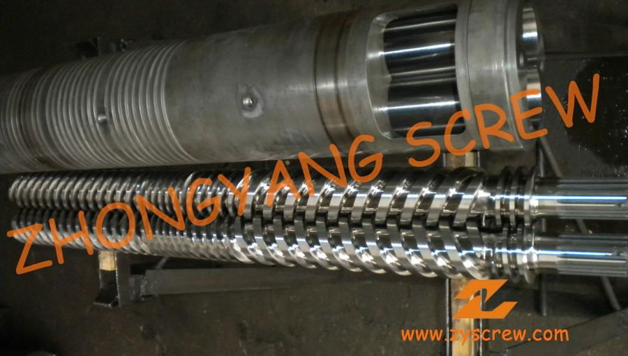 twin parallel screw and barrel for plastic extruder 5