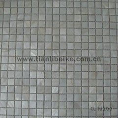 natural white shell tile use for