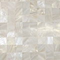 Natural shell tile for interior