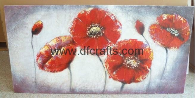  Abstract Decorative Flowers Oil Painting 2