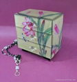 Antique design glass jewellry box 2