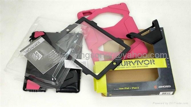Grffin Survivor 2nd gen tough armored case for iPad 2/3/4,with retail package 4
