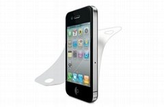 HOT sale for iphone 4 screen protector front back