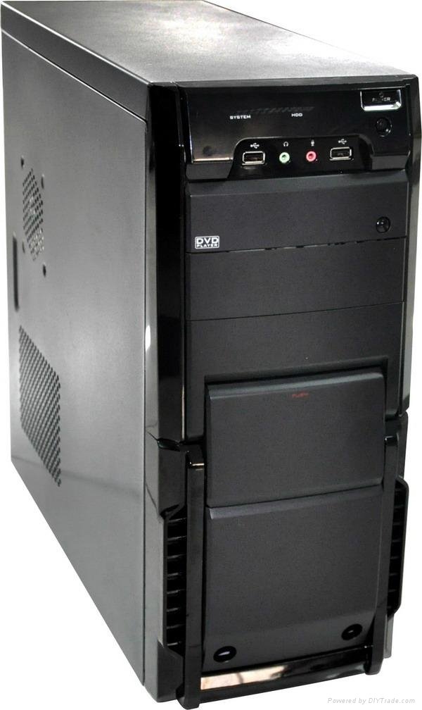 Streamline Design Middle Tower Computer Case Desktop Computer