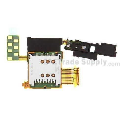 SIM Card Reader Contact PCB Board for Sony Xperia ion LTE LT28i