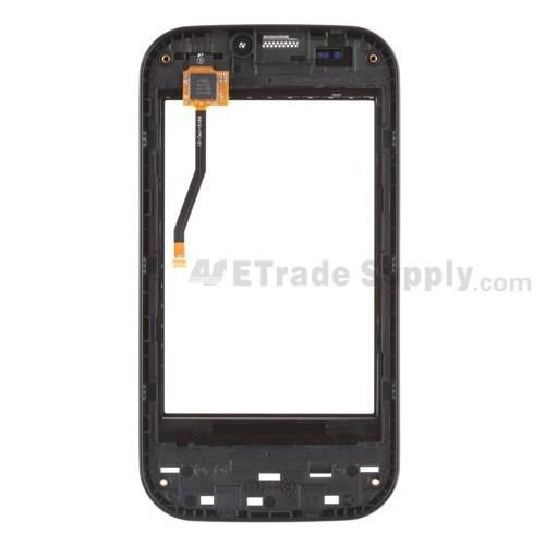 Digitizer Touch Screen with Front Housing for Samsung Galaxy Indulge SCH-R910 2