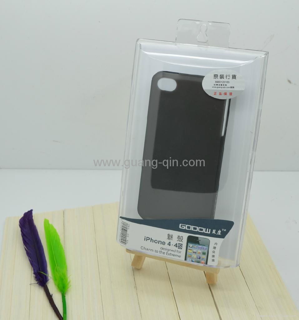 Apple iPhone 4/4S Protective Cases With Transparent Shape 5