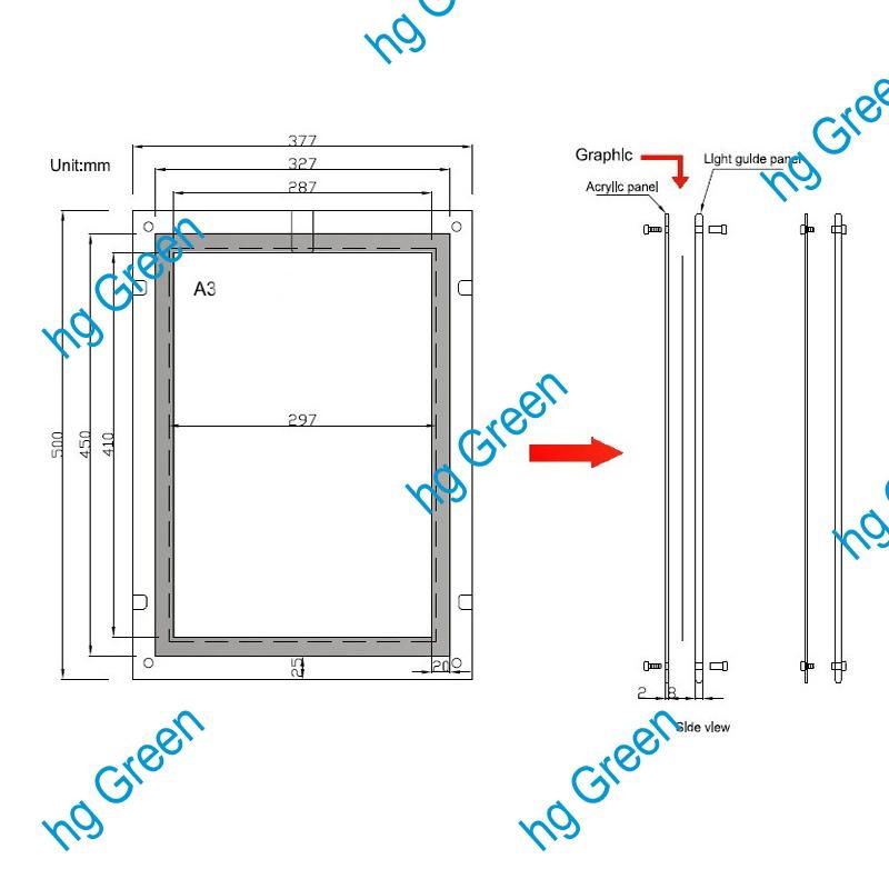 Hanging Crystal LED light box-1 4