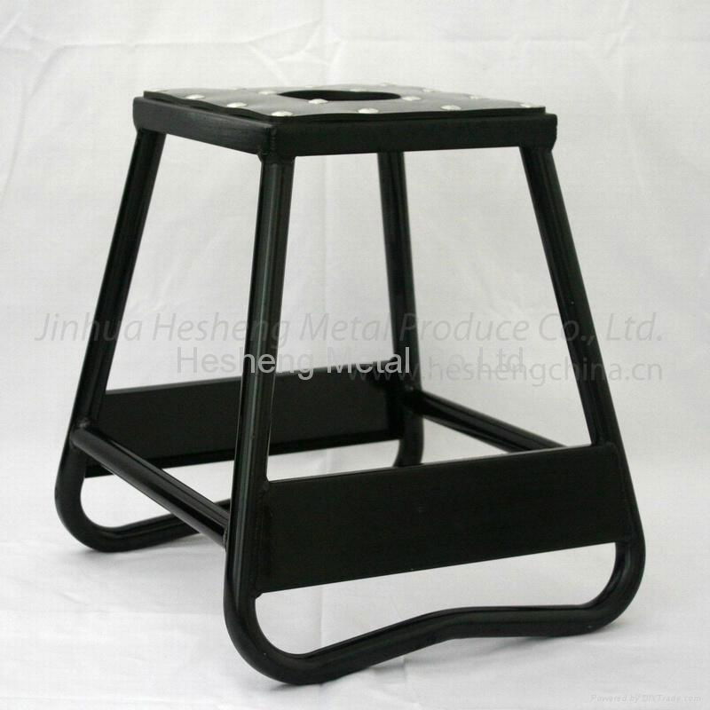 Black Bike stand static box type alloy 