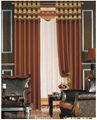 Jacquard blackout curtains