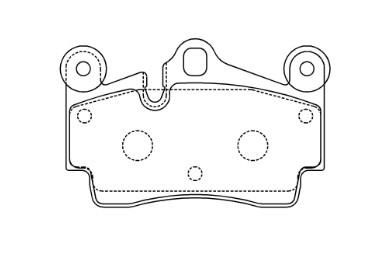 AUDI Q7 ceramic brake pad