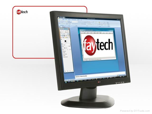 19" industrial panel touch monitor with Serial touch USB touch