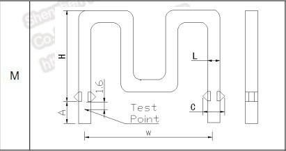 Constantan wire presser foot type sampling resistor   2