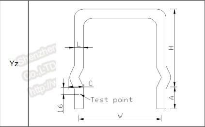Constantan wire presser foot type sampling resistor   5