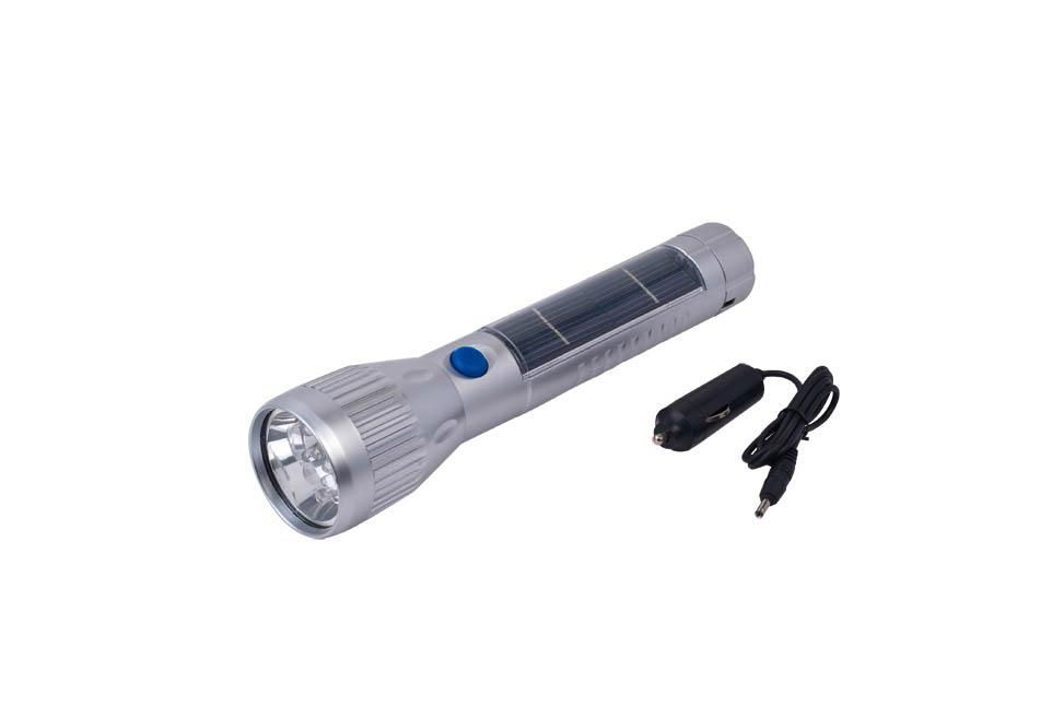 1W solar flashlight and torch 