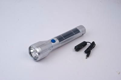 1W solar flashlight and torch  2