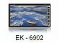 Double-Din touch sreen 6.95 Inch 800X480 digital TFT display  Car DVD player 1