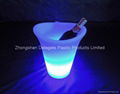color changing led ice bucket  flash wine cooler