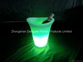 color changing led ice bucket  flash wine cooler 4