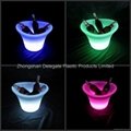 big size flash led bucket for beer party decoration