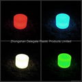 led cylinder light color changing with