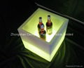 big size led ice bucket 38*38*38cm by rotomoulding wine cooler