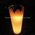 led flower pot illuminated led vase garden decoration item 2