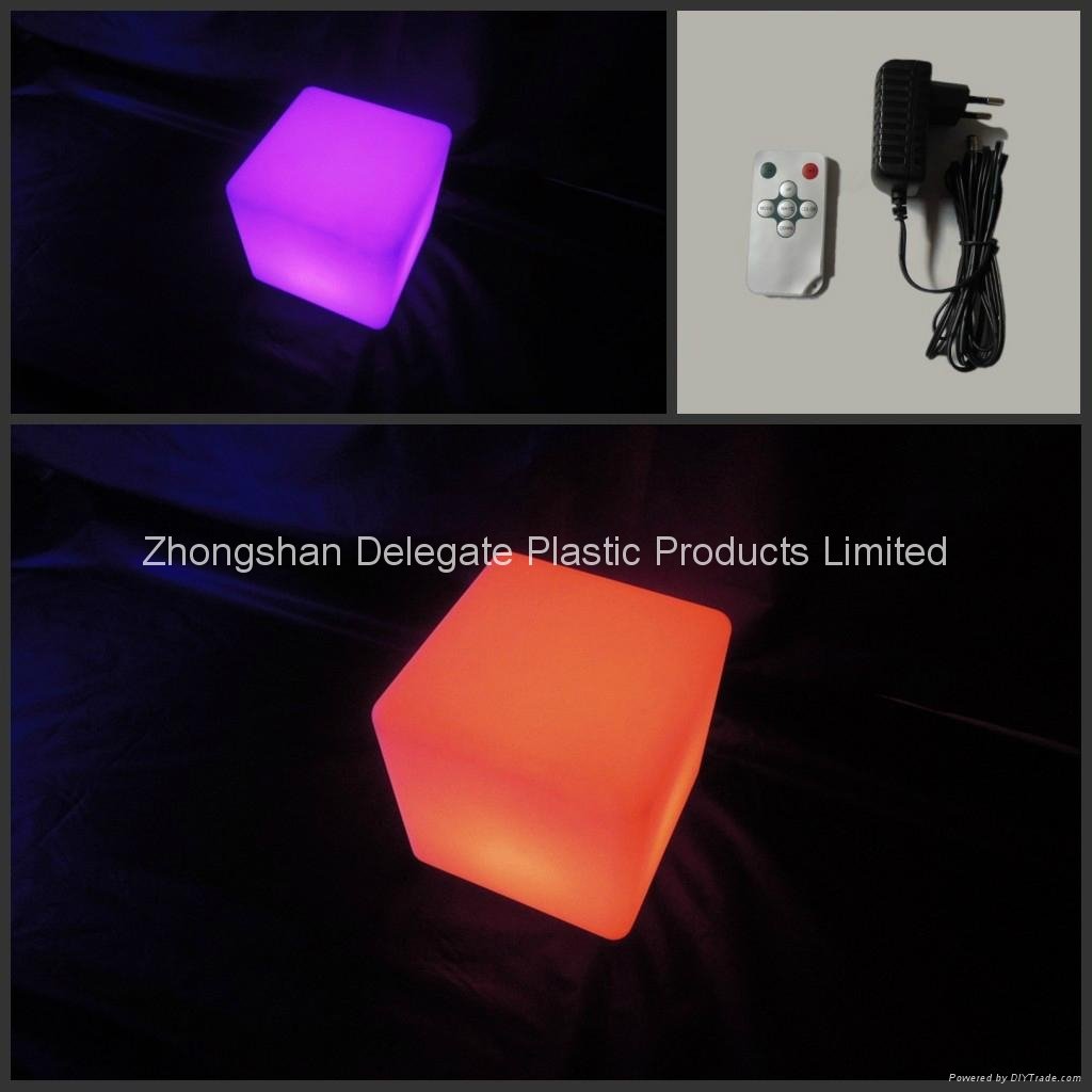 led cube shape table light  led bar lamp multi color table lamp