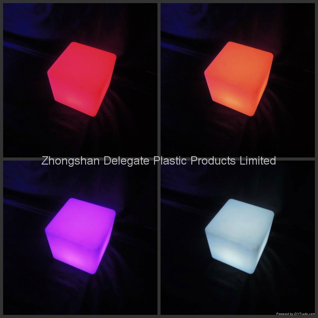 led cube shape table light  led bar lamp multi color table lamp 2