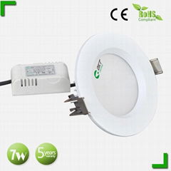  Skilful manufacture 7w recessed 3.5 inch led 85-265V recessed led lights 