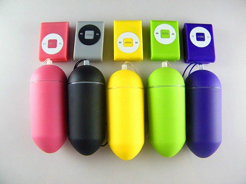 Mini colorful Mp3 Remote Wireless waterproof Vibrating Egg
