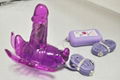 Wireless remote control Butterfly wearable Vibrator dildo,Massager forLesbian 