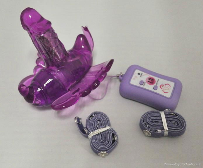 Wireless remote control Butterfly wearable Vibrator dildo,Massager forLesbian  3