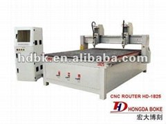 Hongda Boke cnc engraving machine with double spindles HD-1825