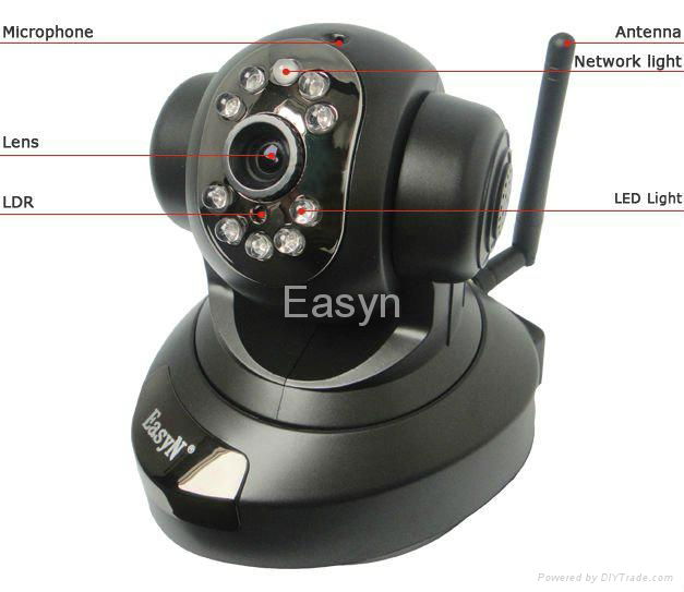 Wholesale Indoor Use Wi-fi Security Camera 2