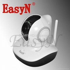 CMOS 1.0 mega pixel two way audio IR Wi-fi Webcam