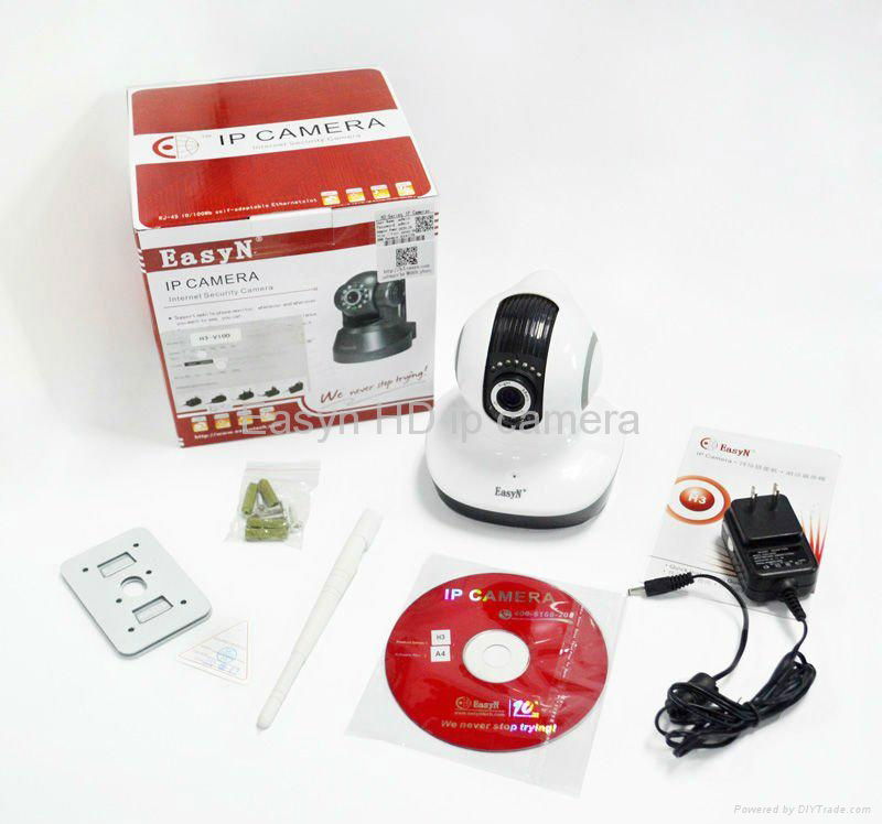  plug & play CMOS 1.0 mega pixel HD Household  IP Camera 4