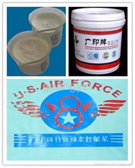 Swimsuit printing paste for screen printing