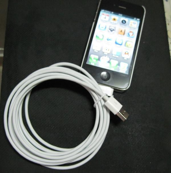 Apple iphone 4 3 Meter   Data sync cable  5