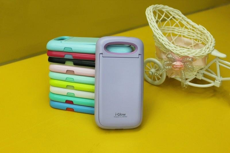 Galaxy Note 2 iglow noctilucent case with mirror 3