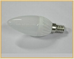 220V E14/27-3W Ceramics  candle lamp 
