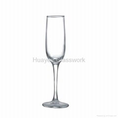 glass champagne flutes blown glassware