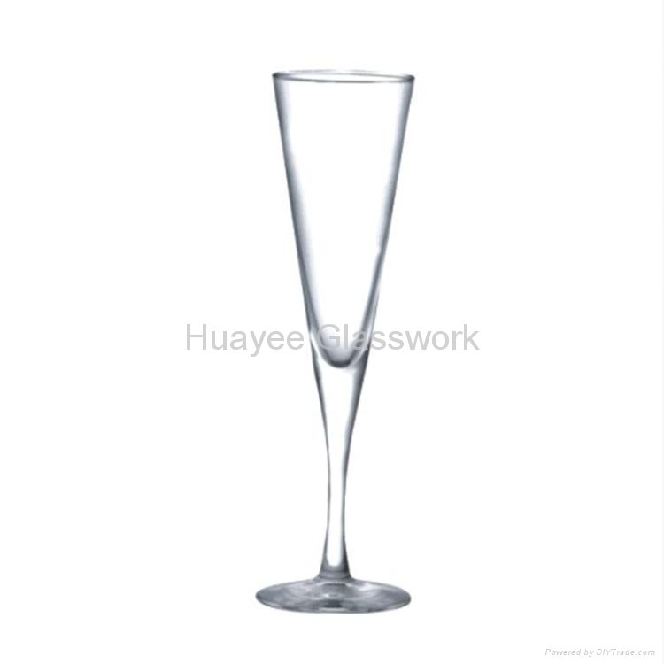 glass champagne flutes blown glassware 2