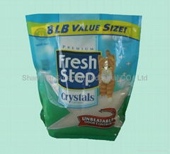 Silica gel cat litter