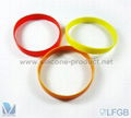 2012 popular Silicone Glow in the dark Silicone Wristbands for promotional gift